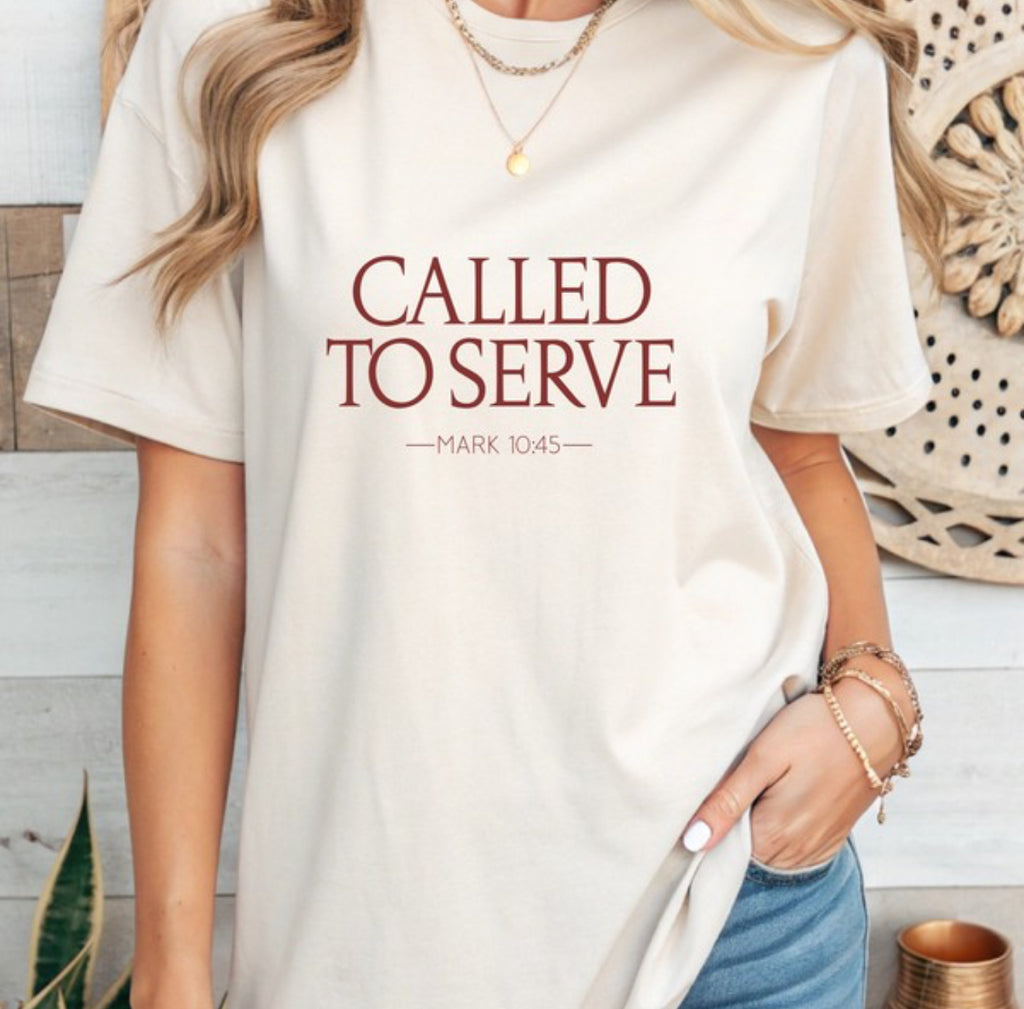 “Called To Serve” Bella canvas tee