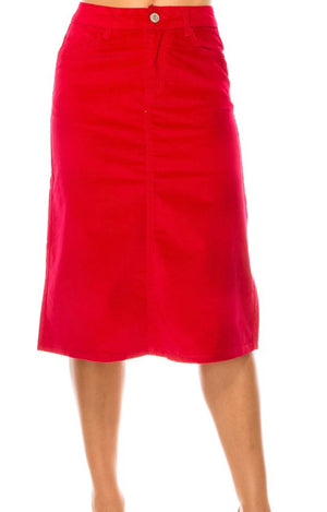 "Crushing Red" Be-Girl skirt