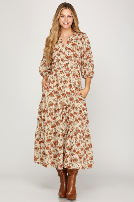 "Cider Bloom" dress