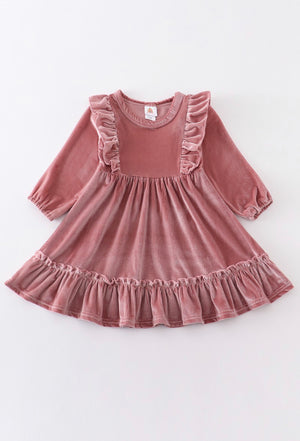 "Velvet Sweethearts" (pink) dress