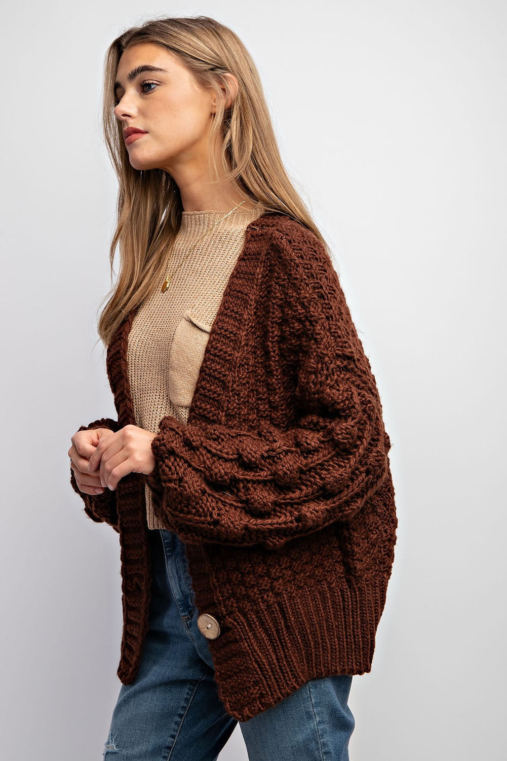 "The Rustic Retreat" plus cardigan