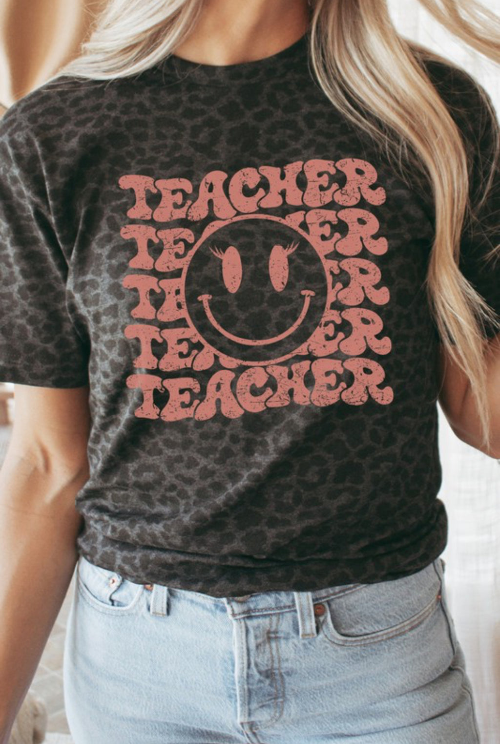 "Smiley Face Teacher" t-shirt