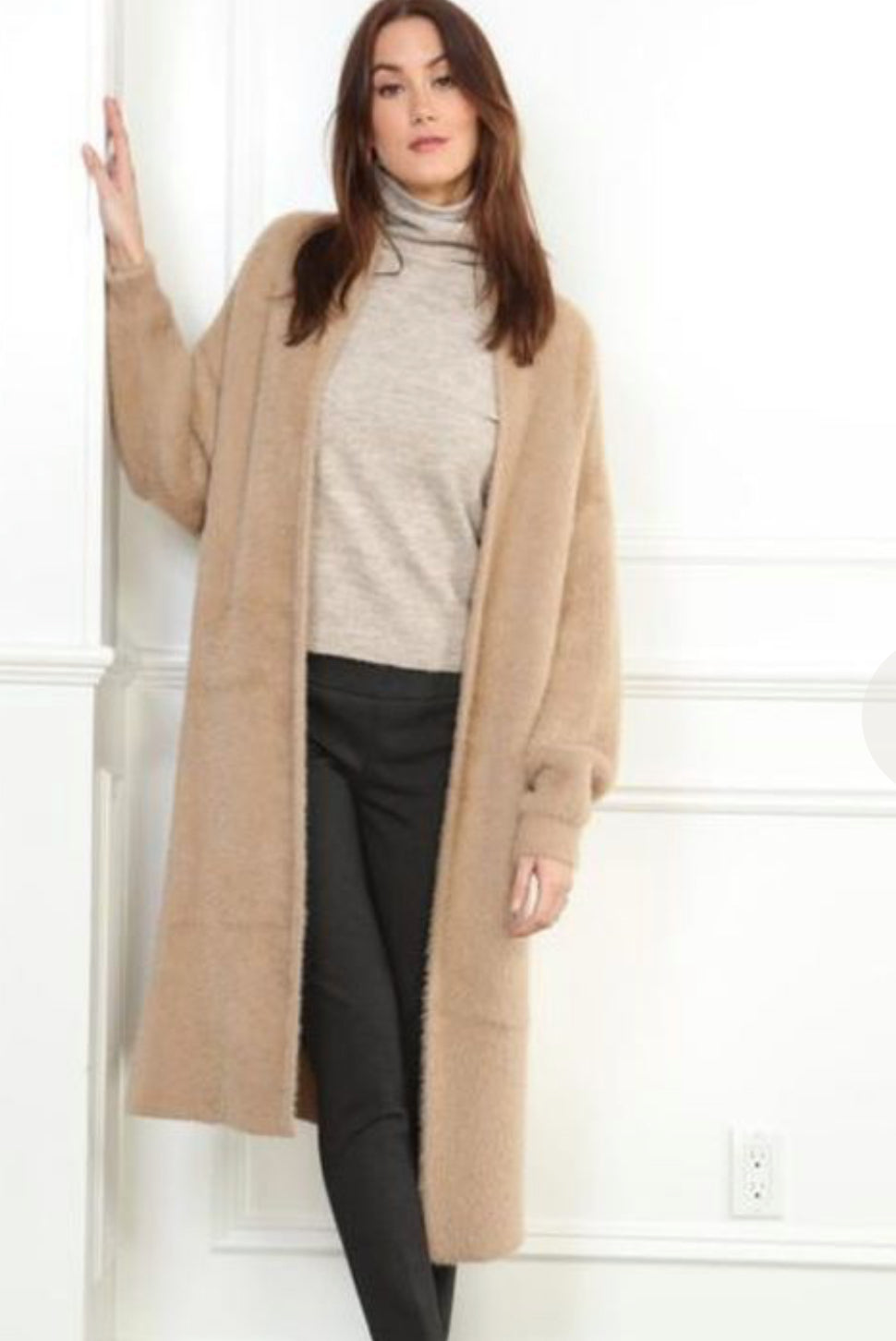 "Cozy in Camel" cardigan
