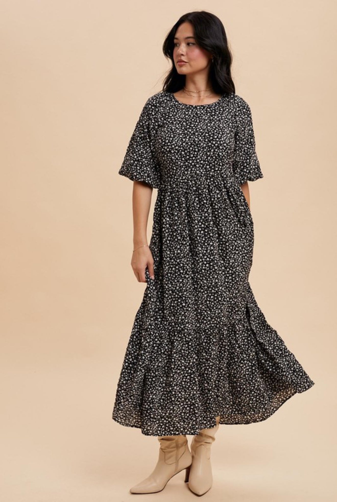 "Midnight Bloom" dress