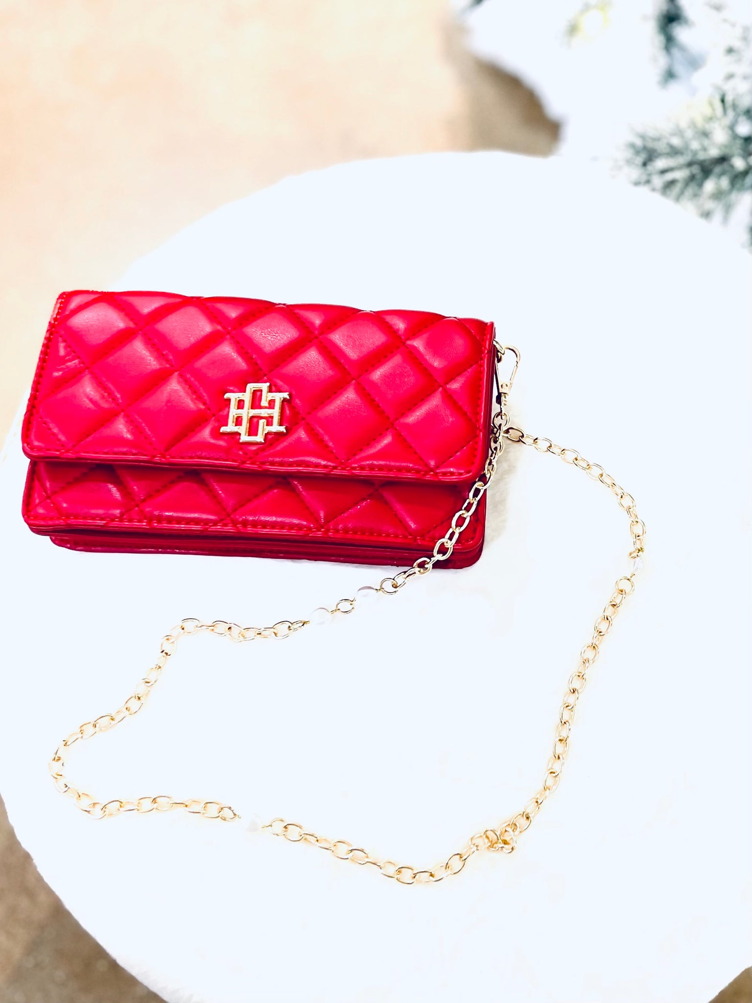 "Brynleigh " (red) Caroline Hill Clutch Crossbody
