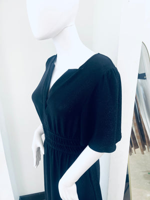 "Evening Ember" (black) dress