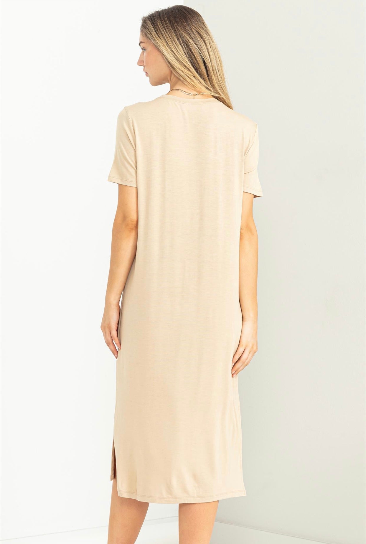 "Comfy Mood" (caffe latte) dress