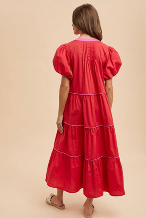 “Heart Stealer” (red/pink) dress