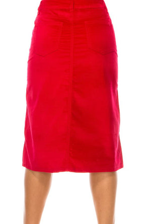 "Crushing Red" Be-Girl skirt