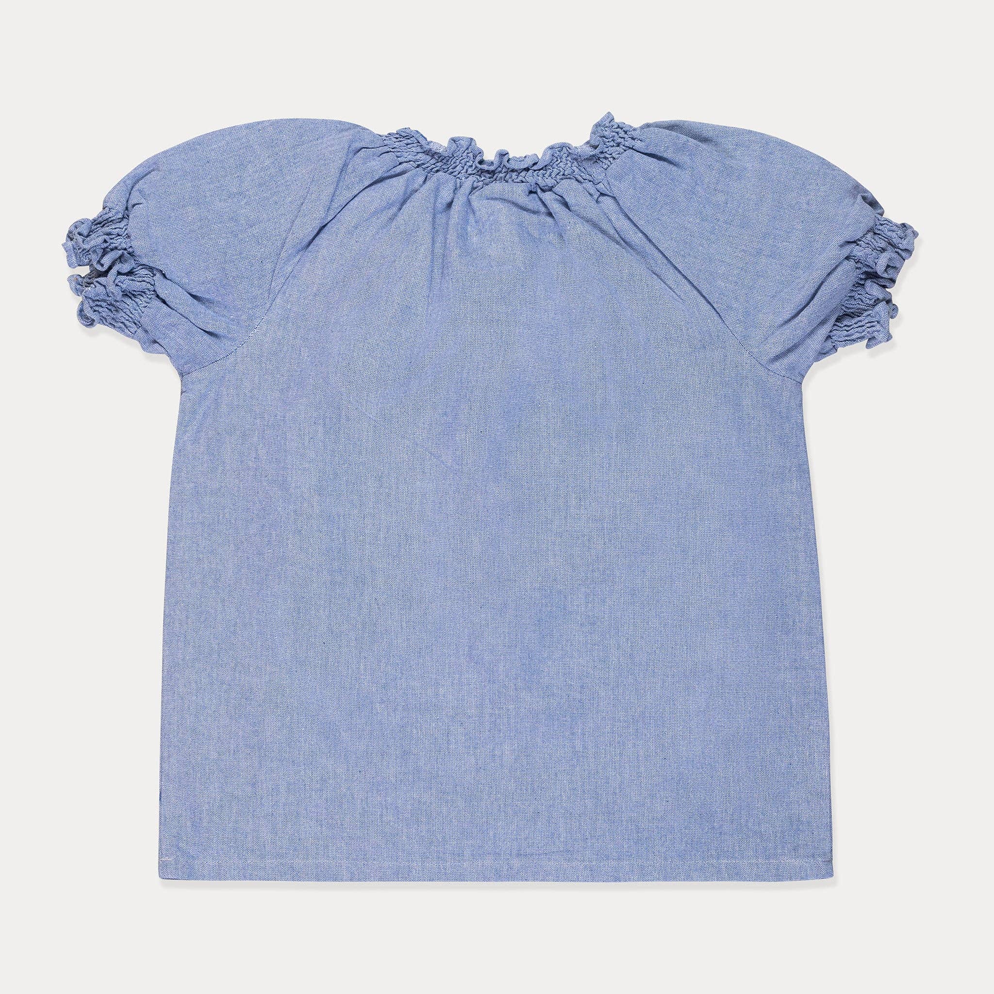 “Blueberry Breeze”girls top