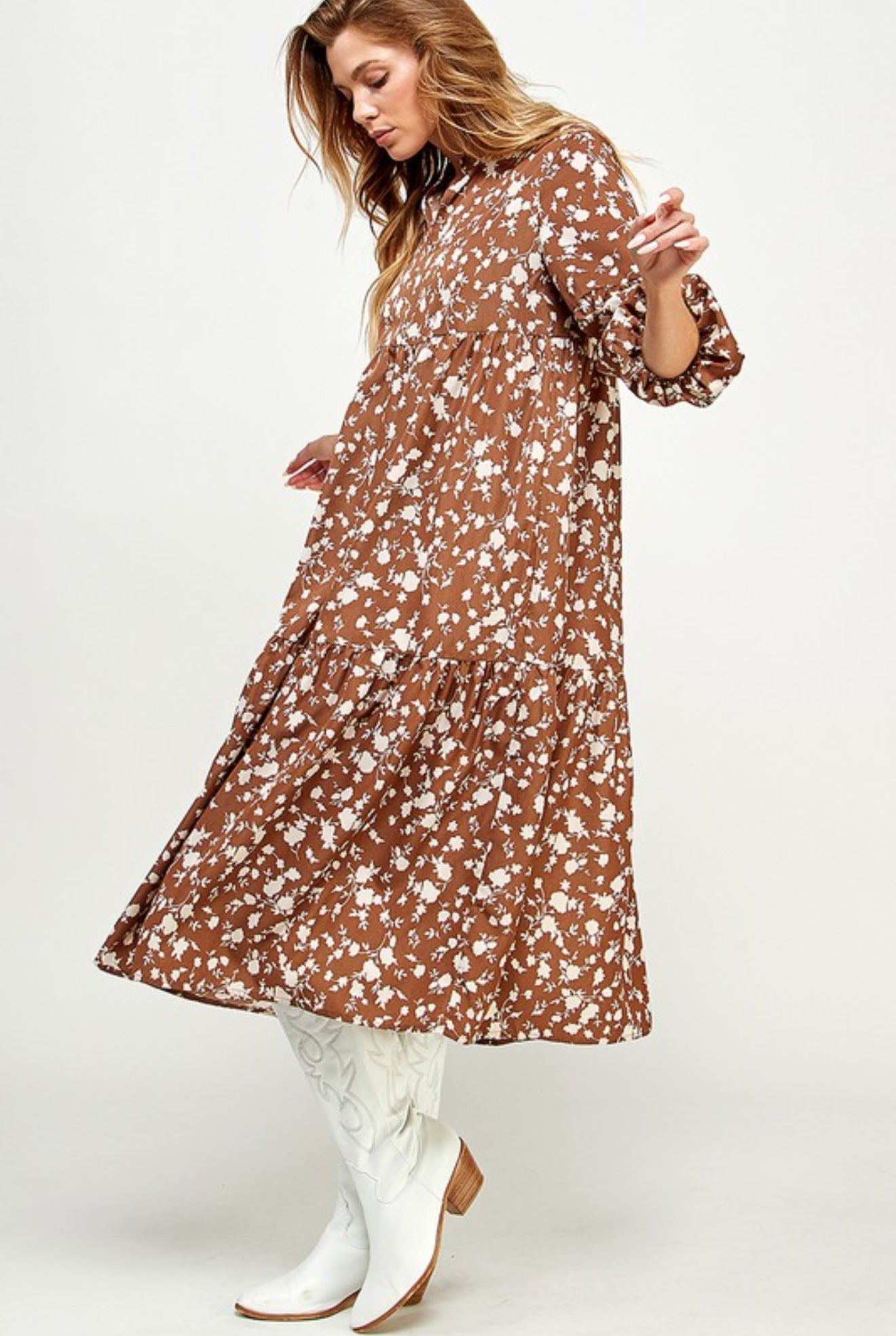 "Maple Bloom" dress