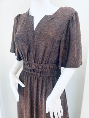"Evening Ember" (bronze) dress