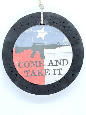 "Come and Take It" car freshie