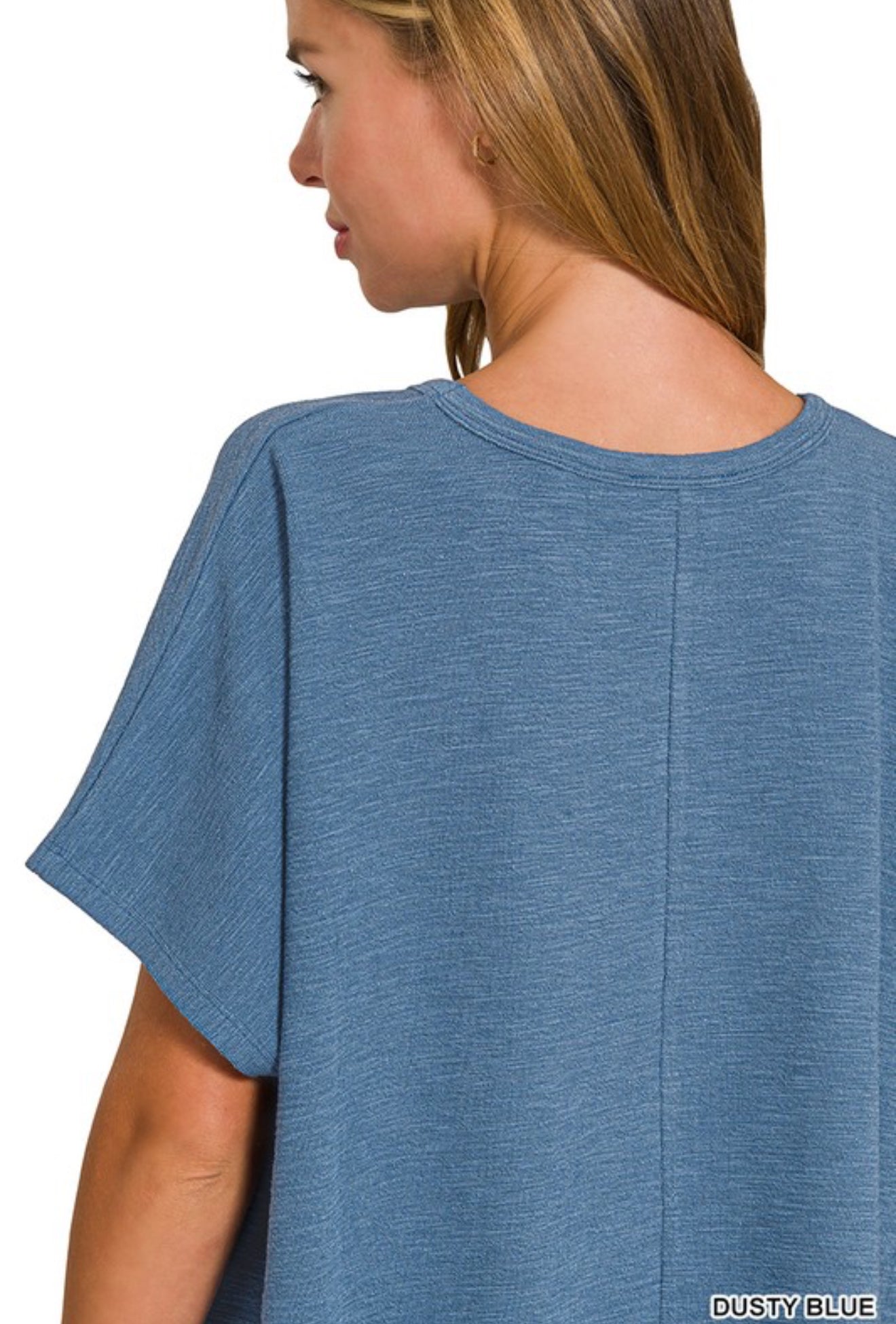 “Born Free” (dusty blue) top