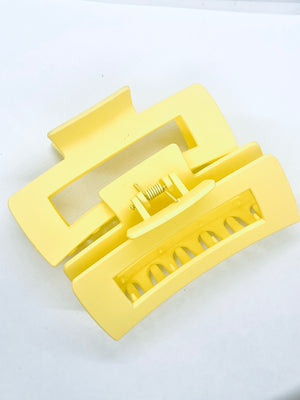 “Hair Needs” (yellow) claw clip