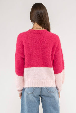 "Undecided" (pink) sweater