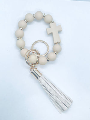 Cross Wristlet Keychain