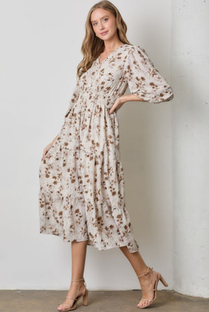 "Hazy Fall Afternoons" reg & plus dress