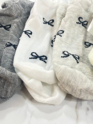 Bow Socks- One Size Fits Most