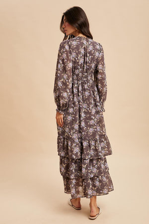 "Chocolate Blossom" dress