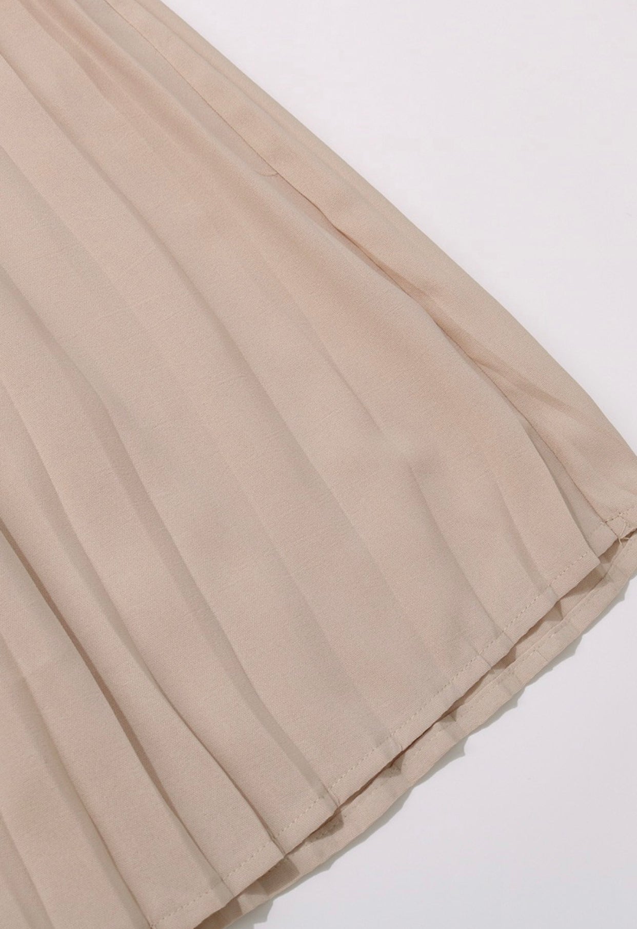 “Simple Sophistication” (apricot) dress