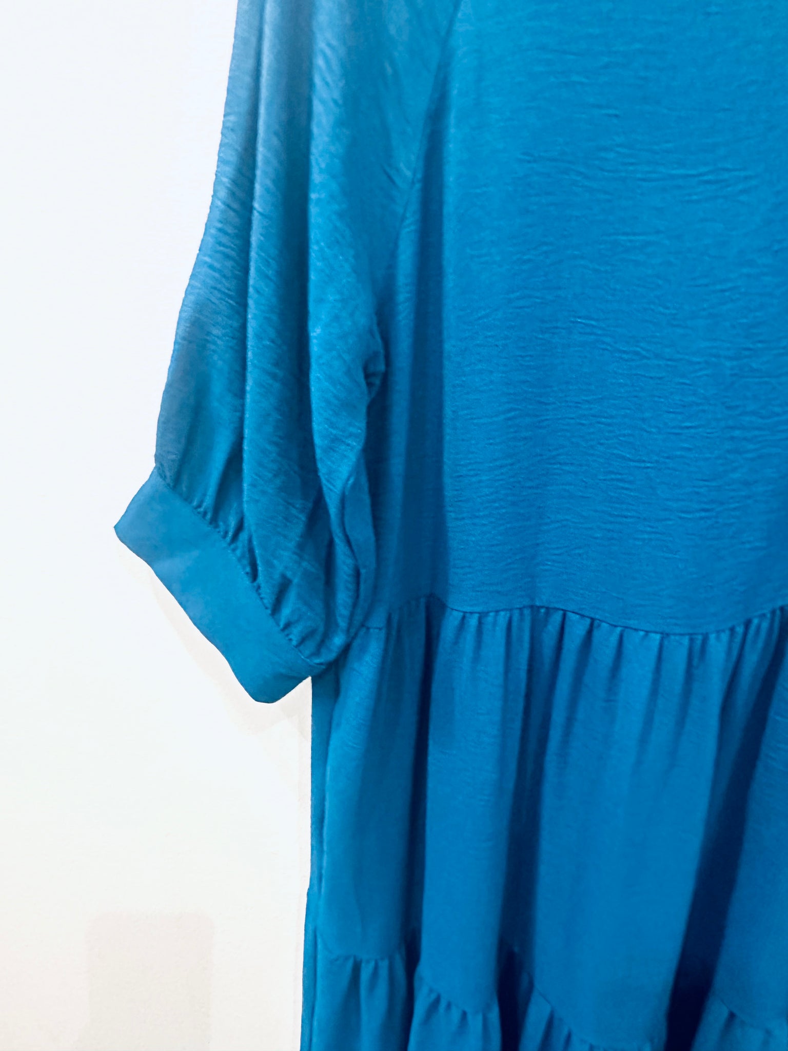 “Fall Come Quickly” (teal) reg & plus dress