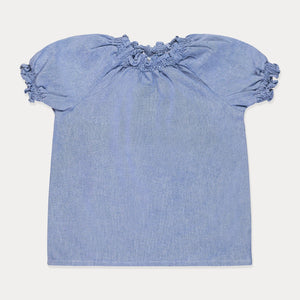 “Blueberry Breeze”girls top