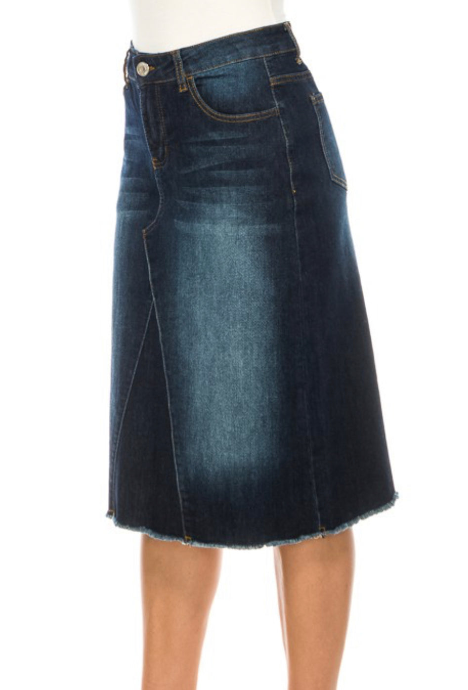 "Sassy Girl" (dark wash) Be/Girl Skirt