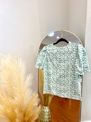 "Simple In Summer" (green) top