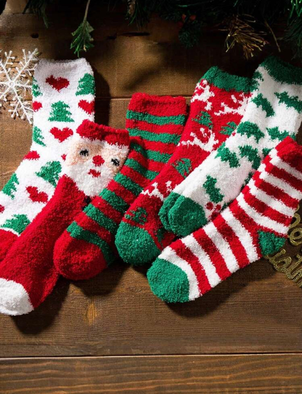 "Christmas Cozy" kids socks