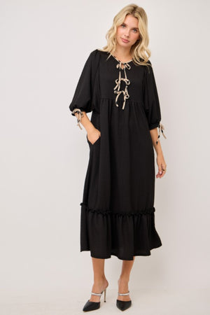 “Chase The Feeling” (black) plus dress