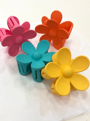 "Summer Flower" claw clips