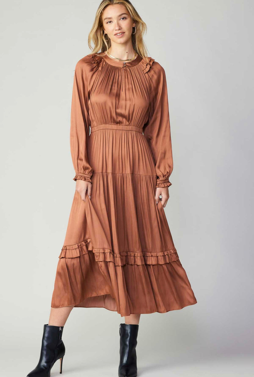 "Toffee Hour" dress