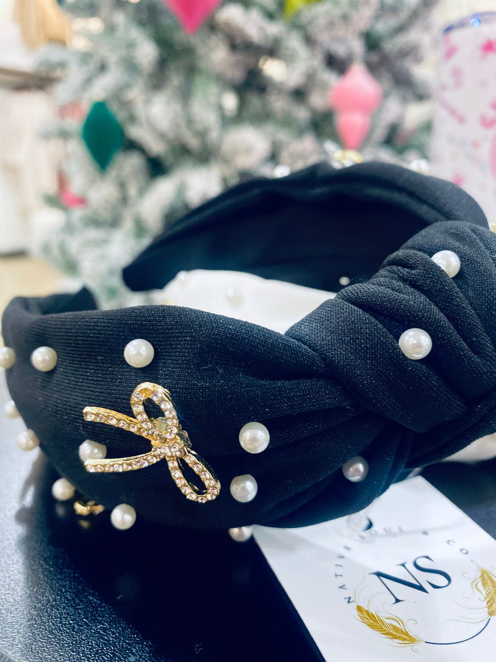 "Bows & Pearls" Headbands