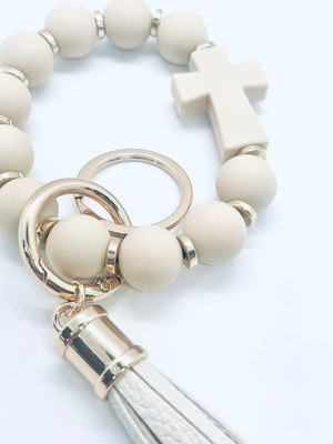 Cross Wristlet Keychain
