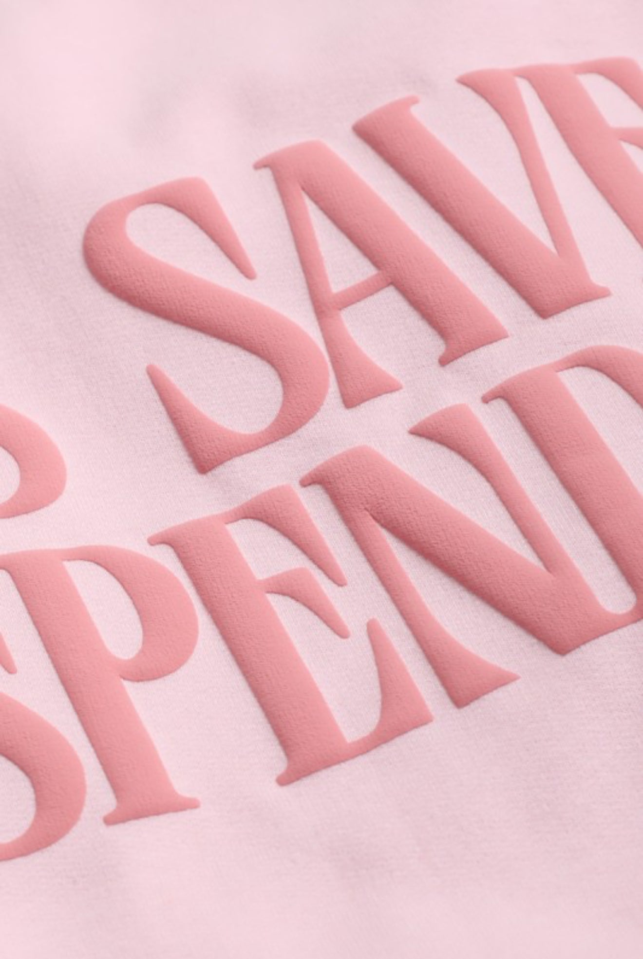 "Jesus Saves I Spend" sweatshirt