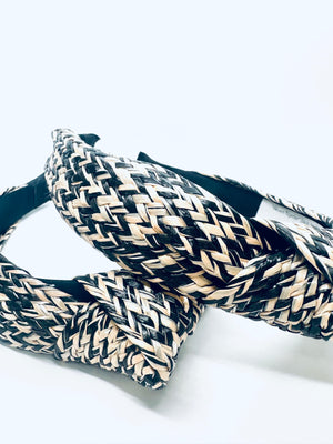 "Woven Together" (black) headband