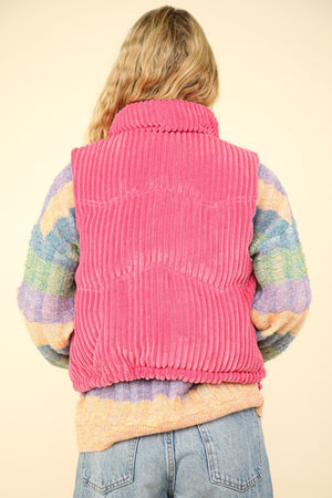 "Pink Please" Puffer vest