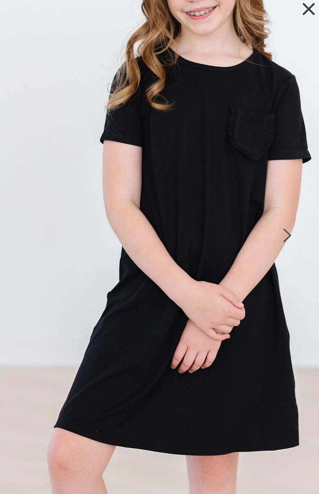 "Forever Young" girl's t-shirt dress