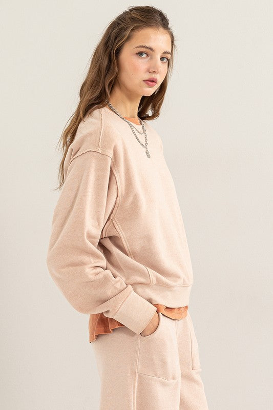 "Partner In Crime" (tan)sweatshirt