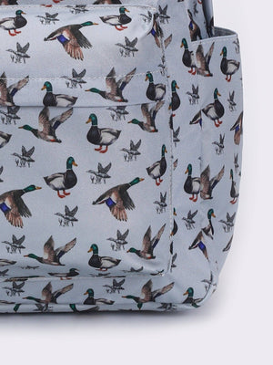Boys Duck Printed Canvas Backpack