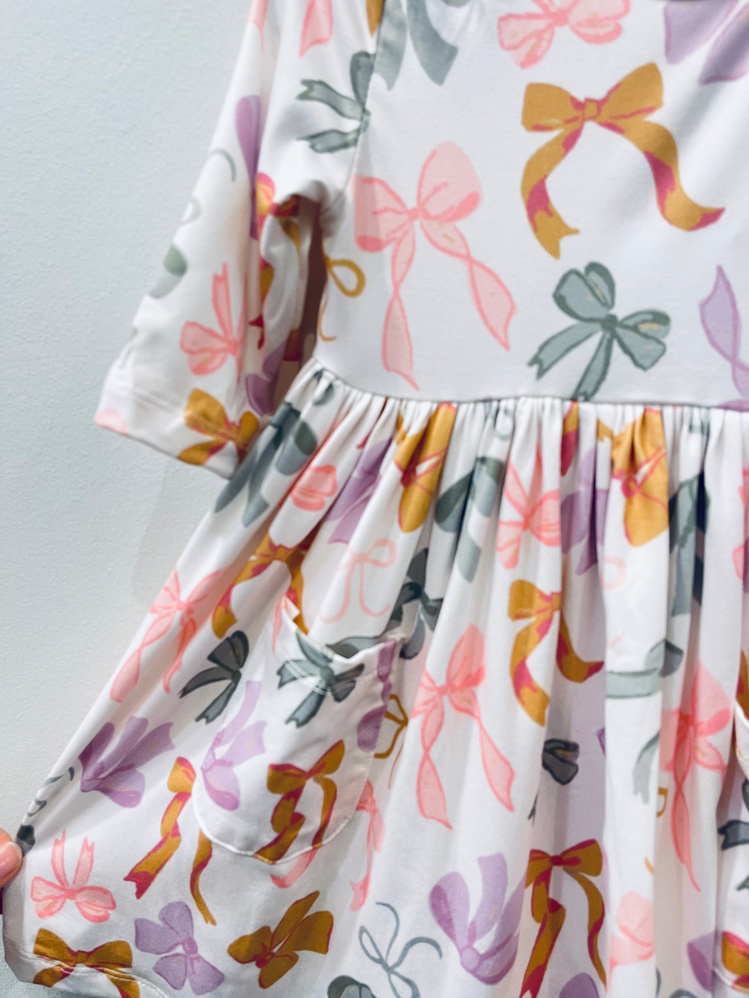 "Boho Bows" little girls dress