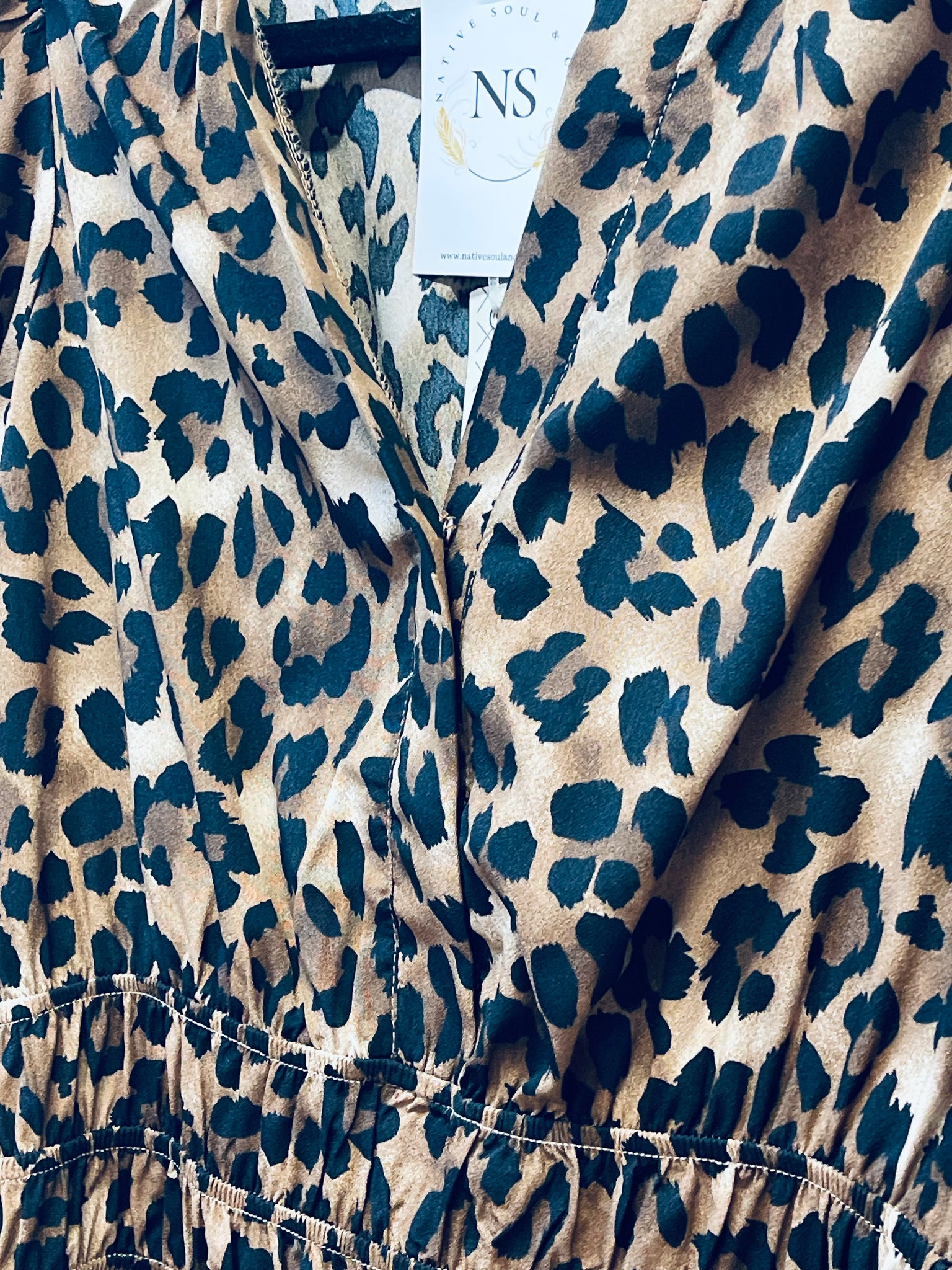 "Catch Me If You Can" leopard top