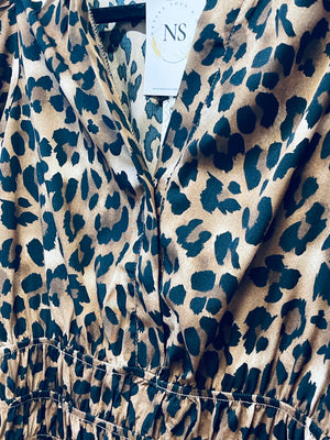 "Catch Me If You Can" leopard top
