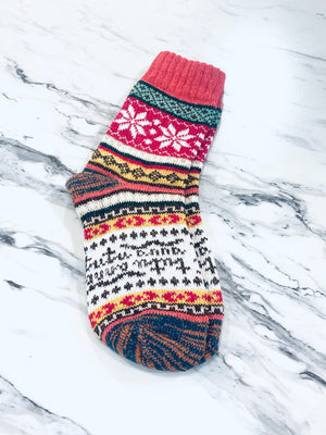 "Winter Warmth" unisex socks