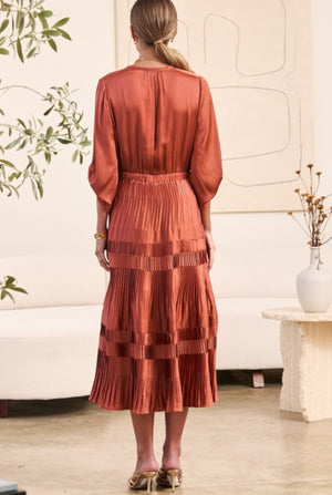 “Luxury in Monaco” (amber) dress