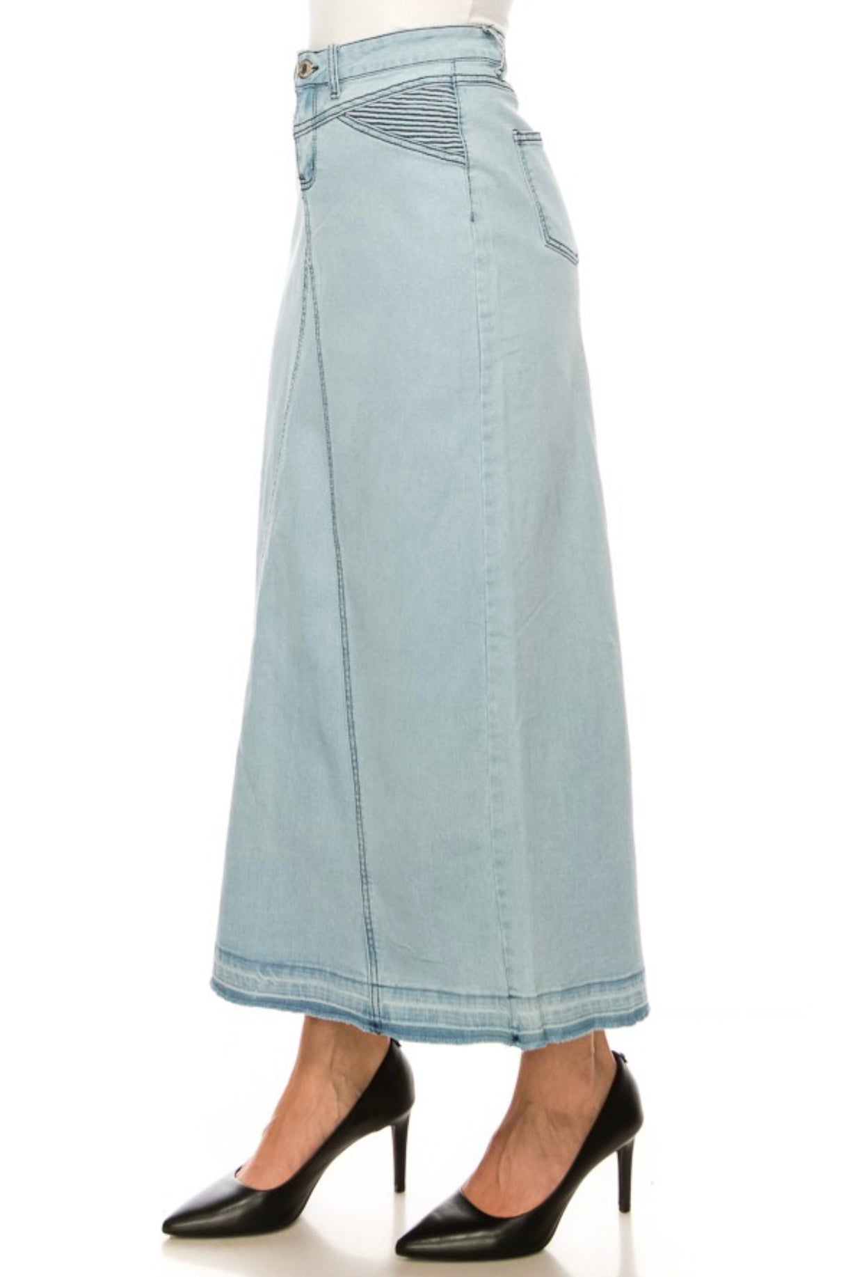 "Long Light Blues" Be-Girl skirt