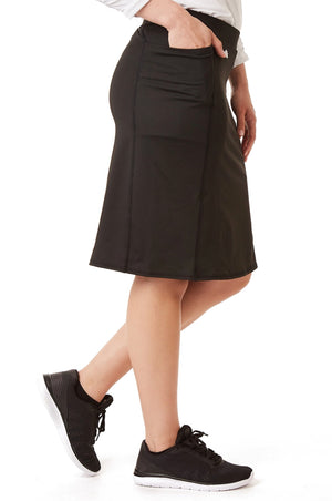 "Black Fit Snoga" Skort 22"