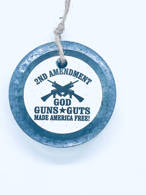 "2nd Amendment" car freshie