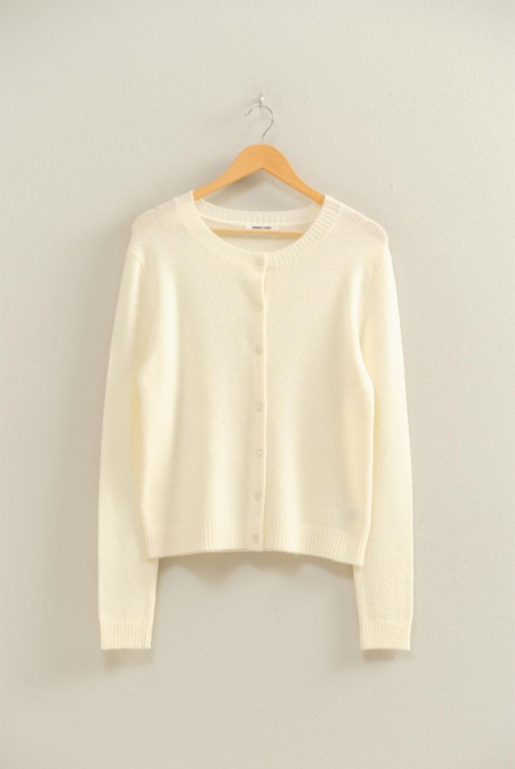 "Rain or Shine" (cream) sweater cardigan